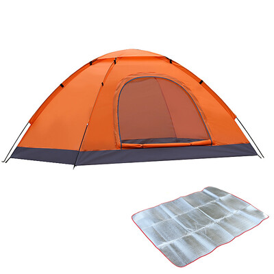 

Shengyuan tent outdoor 2-3 windproof rain wild camping tent orange
