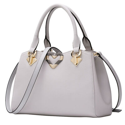 

Old head (LAORENTOU) handbags new leather elegant shoulder bag fashion wild Messenger bag female 926J012L1H light gray