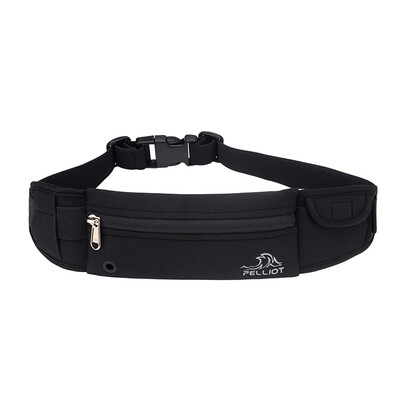 

Pellie&PELLIOT outdoor sports pockets men&women running multi-functional mobile phone bag sports package 6602606 black