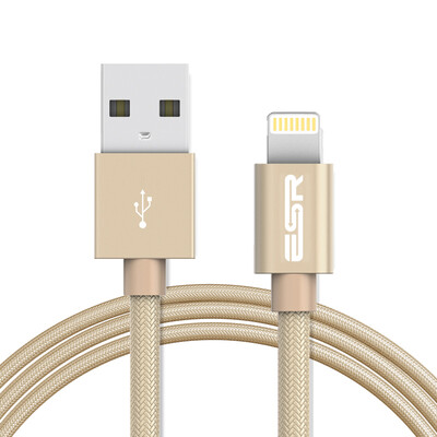 

Миллиард цветы (ESR) Apple MFI линия сертификации данные Lightning кабель для зарядки подходит для iPhone7 / 7 Plus / 6с / 6 / SE