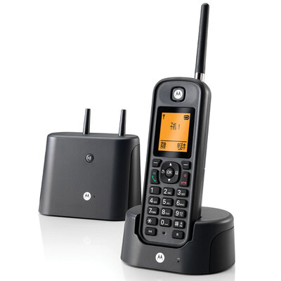 

Motorola Motorola O201C телефон междугородной цифровой беспроводной одноцветной телефонной книжки с подсветкой в ​​английском меню дисплея может быть расширен фиксированной беспроводной стационарной