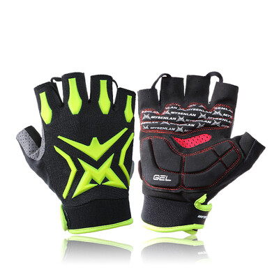 

Mai Senlan MYSENLAN authentic riding gloves men&39s shorts bicycle gloves sports outdoor mountain bike gloves equipment top crown - green