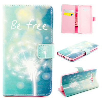 

Green dandelion Design PU Leather Flip Cover Wallet Card Holder Case for SAMSUNG GALAXY Grand Prime G530