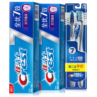 

Crest (Крест) 7 экспертов в области здравоохранения с отличной зубной пастой с отличным 140g × 2 +-× 2 эффективной упаковка комбинации зубной щетки (старая и новая упаковка отправлены в случайном порядке)
