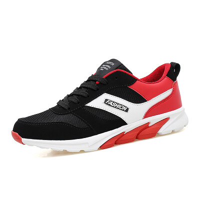 

Universal Jeep (HUANQIUJIPU) casual shoes fashion trend men's shoes lace shoes men 16040H320 black and red 41