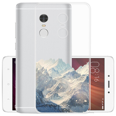 

YOMO millet phone red rice note4 phone shell phone protective cover thin painted soft shell series mountains
