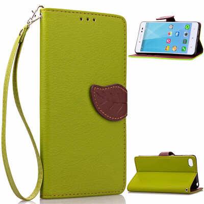 

Green Design PU Leather Flip Cover Wallet Card Holder Case for Lenovo S90