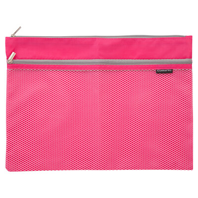 

Comix A2157 B6 color single layer waterproof bag file bag zipper bag color random