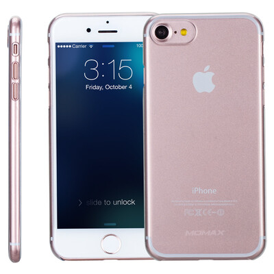 

MOMAX iPhone7 / 8 Mobile Shell Apple 7/8 Mobile Shell Cover PC Material Hard Shell Dropproof Fingerprints 4.7 inch Clear White