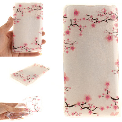 

Up and down plum blossom Pattern Soft Thin TPU Rubber Silicone Gel Case Cover for Lenovo K3 Note/A7000