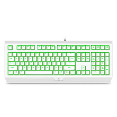

Rapoo V510PRO механической подсветка клавиатуры водонепроницаемых игр игровой клавиатура с подсветкой клавиатура белой синяя ось