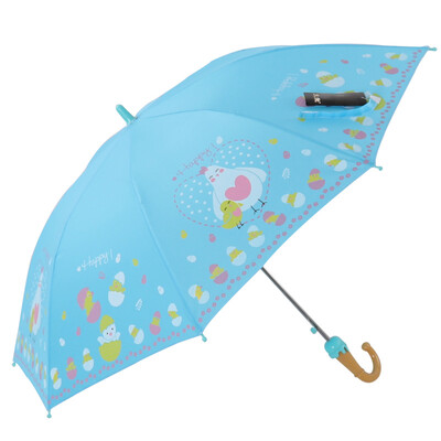 

Jingdong supermarket] paradise umbrella happy childhood high-density hit cloth children straight pole sunny umbrella bear leek 13007E