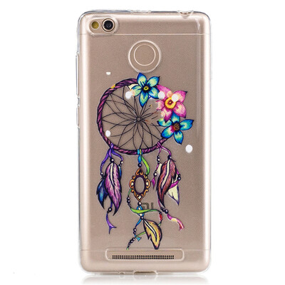 

Flowers chimes Dress girl Pattern Soft Thin TPU Rubber Silicone Gel Case Cover for XiaoMi Red Mi 3S