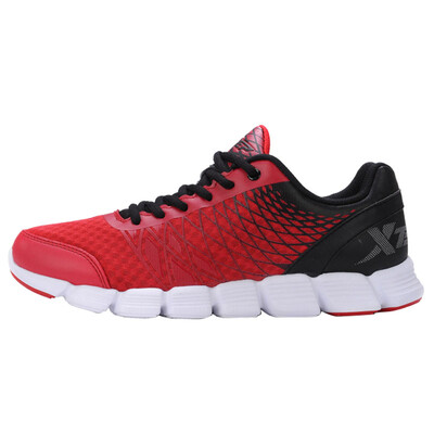 

Jingdong Supermarket] Xtep (XTEP) men's shoes sports shoes light mesh breathable leisure men's running shoes 985119113716 green black 43 yards