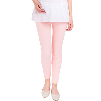 

Love Pregnant Women Pregnant Women Leggings Pregnant Women Pants Trousers Pencil Pants Maternity M403 Pink