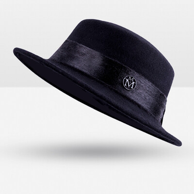 

WISHCLUB New Brand Vintage Wool Women Beret Hat Fashion Soft Felt Bowler Fedora Hat For chapeu feminino Bucket Hat