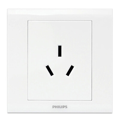 

Philips (PHILIPS) гнездовая панель переключателя 16A разъем для кондиционирования воздуха мощное трехходовое водонагревательное водонагреватель 86 типа P3 слоновая кость белый