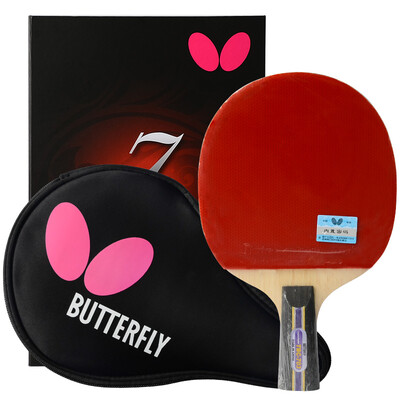 

Butterfly Butterfly 7-star table tennis rackets double-sided anti-carbon base plate imports sets of plastic table tennis board 703 straight shot single shot