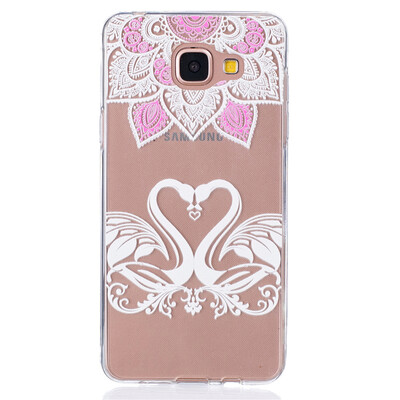 

Swan Pattern Soft Thin TPU Rubber Silicone Gel Case Cover for SAMSUNG GALAXY A5 2016A510