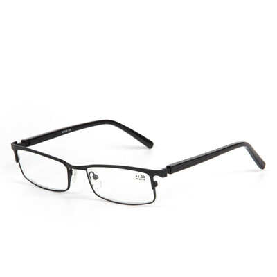 

Love (LianSan) reading glasses men and women brand full frame leisure glasses resin lens hyperopia old light mirror 011 400 degrees Ya black