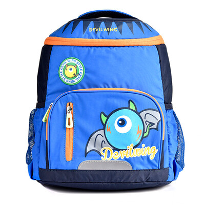 

Little Devil (DEVILWING) boys and girls children's book bag 3-6-year-old kindergarten small middle class backpack travel package package pink DW052