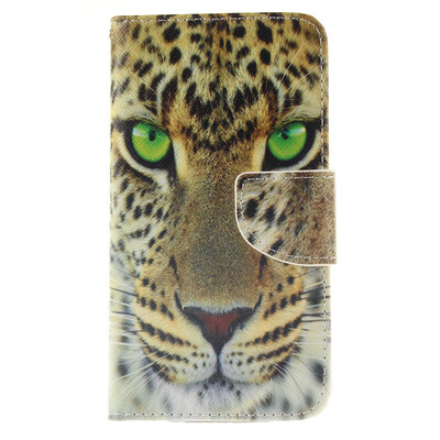 

Yellow tiger Design PU Leather Flip Cover Wallet Card Holder Case for LG G3