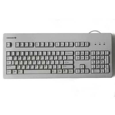

Cherry G80-3000LPCEU-0 Office mechanical keyboard white black shaft