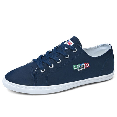 

CARTELO) men's fashion casual shoes breathable outdoor canvas shoes KE1028 gray 40