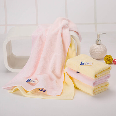 

Gold towel home textiles GA1077 cotton square satin absorbent soft face towel red blue brown mixed color 6 loaded 72 * 34cm 97g /