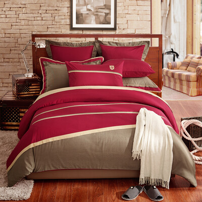 

LOVO Lacey Living Four-piece Cotton American Style Bedding Four-piece Bedding Bed Case Cover Gino 200 230cm