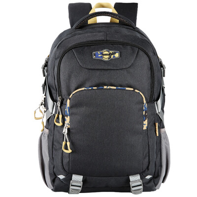 

[Jingdong supermarket] Cara sheep (Carany) CX5679 dark gray shoulder bag large capacity travel bag computer bag new leisure travel sports backpack