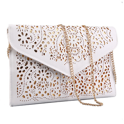 

Выдалбливают Плеча Сумки Crossbody День Клатчи Сумка Женщины Сумку Дамы Сумки Винтажном Стиле Цепи Конверт Мешок