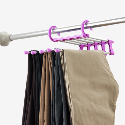 

Jingdong Supermarket Bao You Ni magic pants rack multi-layer pants storage rack hanging rack DQ-0825