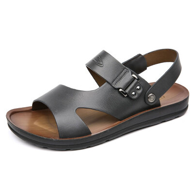

Camel active (Camel Active) Men's classic two wear sandals light comfortable comfortable leather beach shoes black 41