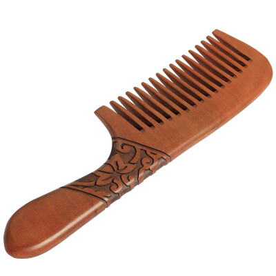 

Jingdong supermarket] Jing Hui think of a JH0136 natural gold wire sandalwood comb hand-polished thick teeth half moon comb