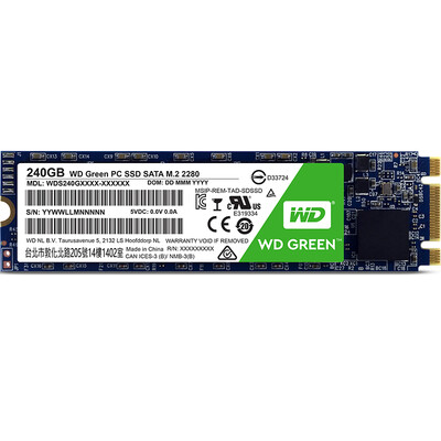 

Western Digital WD Green Series 240G M2 Interface Solid State Drive WDS240G1G0B