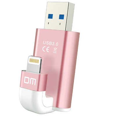 

Дважды линия короткохвостая диск DM Aiplay Pro 128G Apple, телефон U диск USB3.0 компании Apple MFi сертификации официальный iPhone и IPad ИМАК U (Тиран золото)