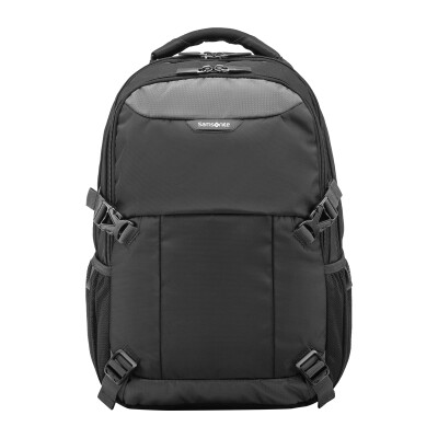 New beauty / Samsonite shoulder bag male 14 inch fashion nylon anti-splashing business backpack multi-purpose computer bag Z93 * 69019 black / gray