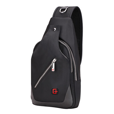 

SWISSGEAR chest bag multi-functional fashion trend chest bag shoulder bag sports backpack waterproof travel bag Messenger bag iPad bag SA-9866 black
