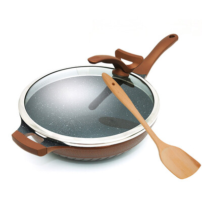 

Jingdong Supermarket] Deshi Long (DESLON) Maifanshi non-stick wok 32cm induction cooker General DFS-C101A