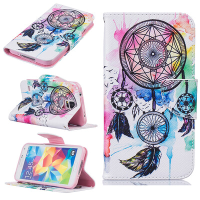 

Dreamcatcher Design PU Leather Flip Cover Wallet Card Holder Case for SAMSUNG GALAXY S5
