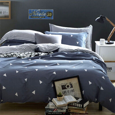 

【Jingdong Supermarket】 Antarctic (NanJiren) Quilt Cover Cotton Twill Printed Quilt Single Bed Cover Single piece Gray 150 * 200cm