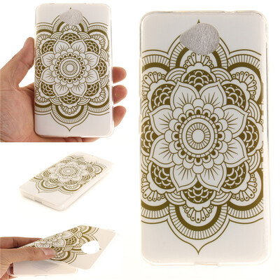 

White flowers Pattern Soft Thin TPU Rubber Silicone Gel Case Cover for Nokia Lumia650