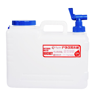 

Red camp four square outdoor bucket barbecue picnic car drinking water bucket large capacity water bag 23 liters