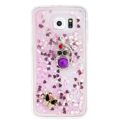 

Dynamic Quicksand Glitter Liquid Soft TPU Case Cover For SAMSUNG S6EDGE