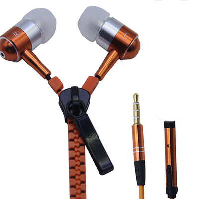 

MyMei New 35mm in-Ear Earphone Earbuds with Mic Zipper Universal Stereo Headphone