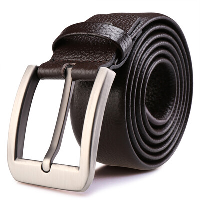 

Cattle Cat Belt Men's Buckle Belt Men's Leather Youth Casual Top Cake Pants Men's Leather NP1329 Elegant Black