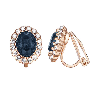 

Yoursfs® New Arrival Created Ruby / Sapphire Clip Earrings Without Piercing Rose Gold Plated Non Pierced Earring Brincos Ear Cuff