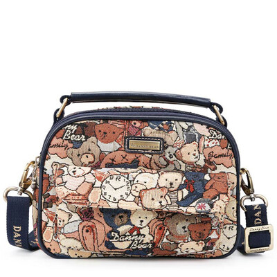 

Danny Bear DANNY BEAR Blue KIMI Bear Series Hand Messenger Bag DBKA155037-045Kimi Blue