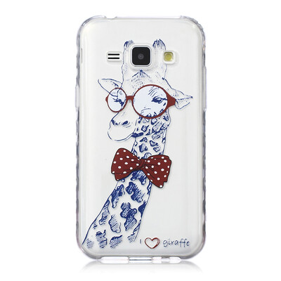 

Giraffe Pattern Soft Thin TPU Rubber Silicone Gel Case Cover for SAMSUNG Galaxy J1